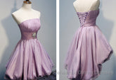 Gorgeous Strapless High Low Beaded Pretty Handmade For Teens Homecoming Dress